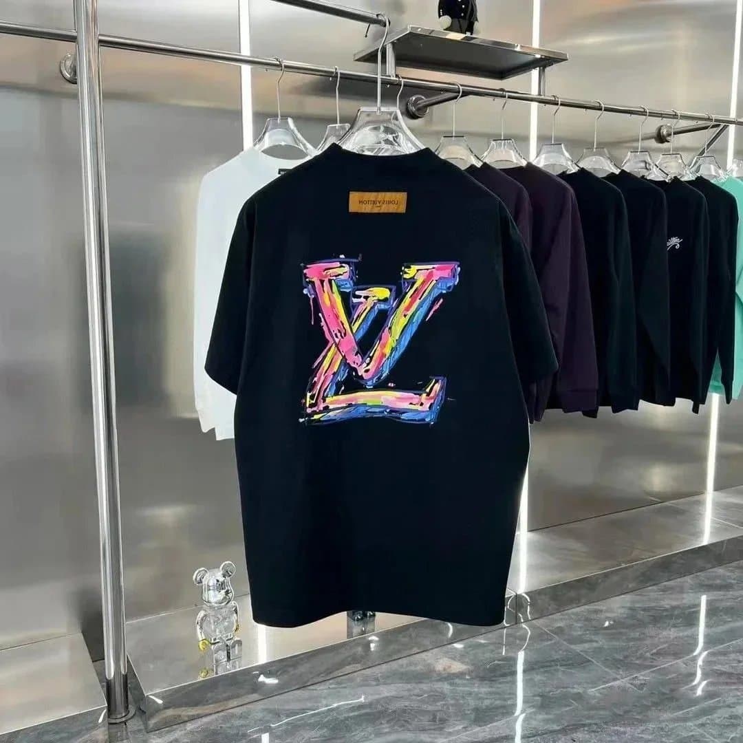 Dior T-Shirt Multicolor Logo — 1（收藏优先发货）
