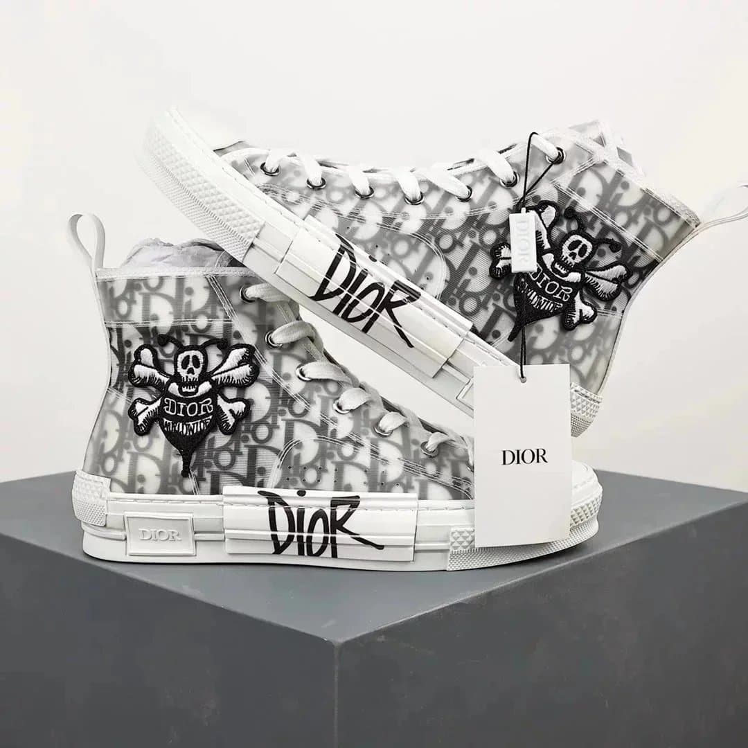 Dior B23 Low Top Monogram Lace — 05