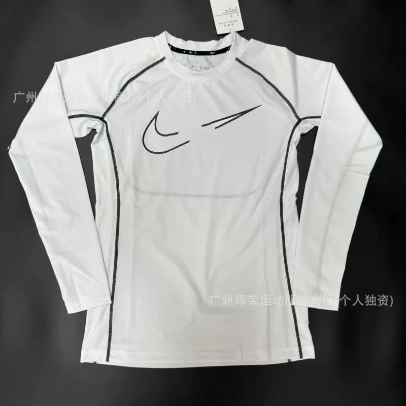 Nike Pro Long Sleeve Top Swoosh Outline