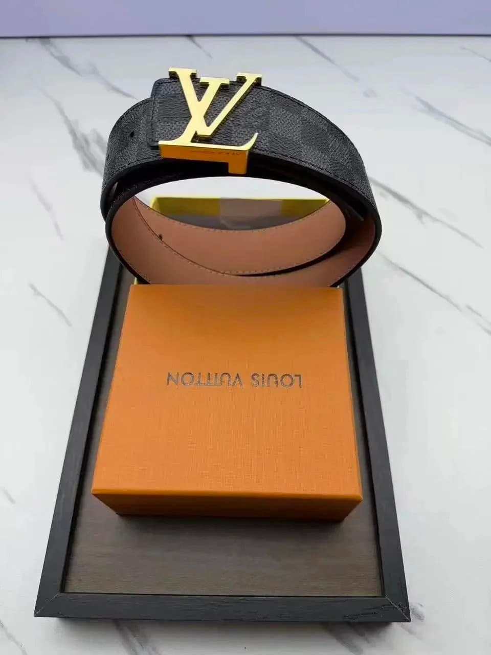Louis Vuitton LV Initiales Belt Monogram Eclipse