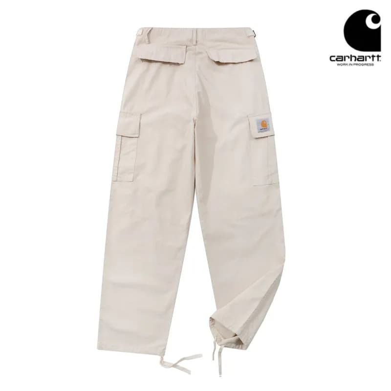 Carhartt Logo T-Shirt Embroidered Logo — Cj2013#卡其色