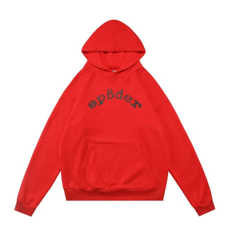 Sp5der Hoodie Perforated Logo