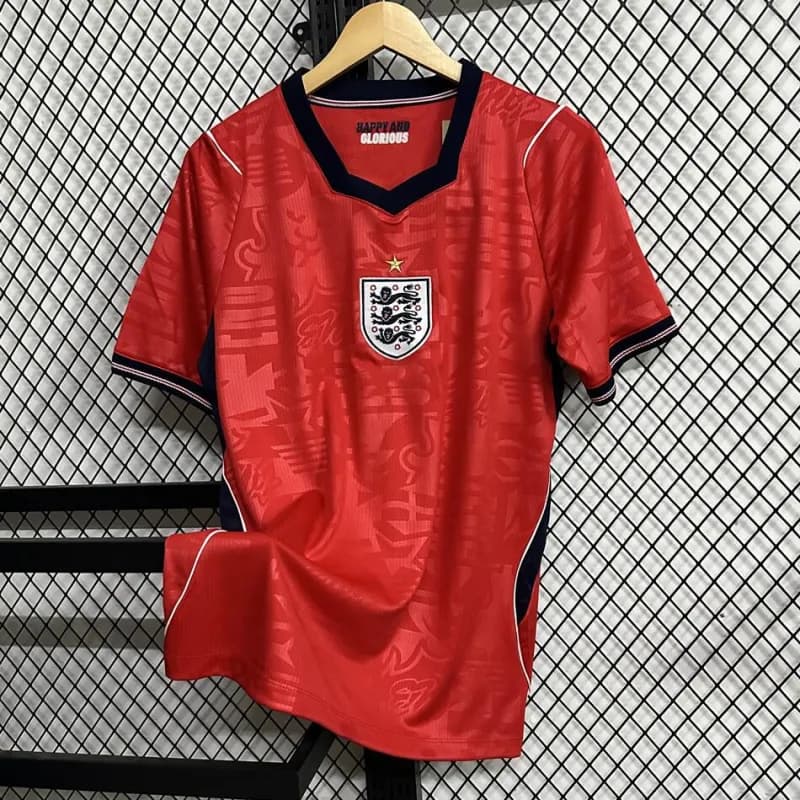 England Football Jersey Happy and Glorious Print