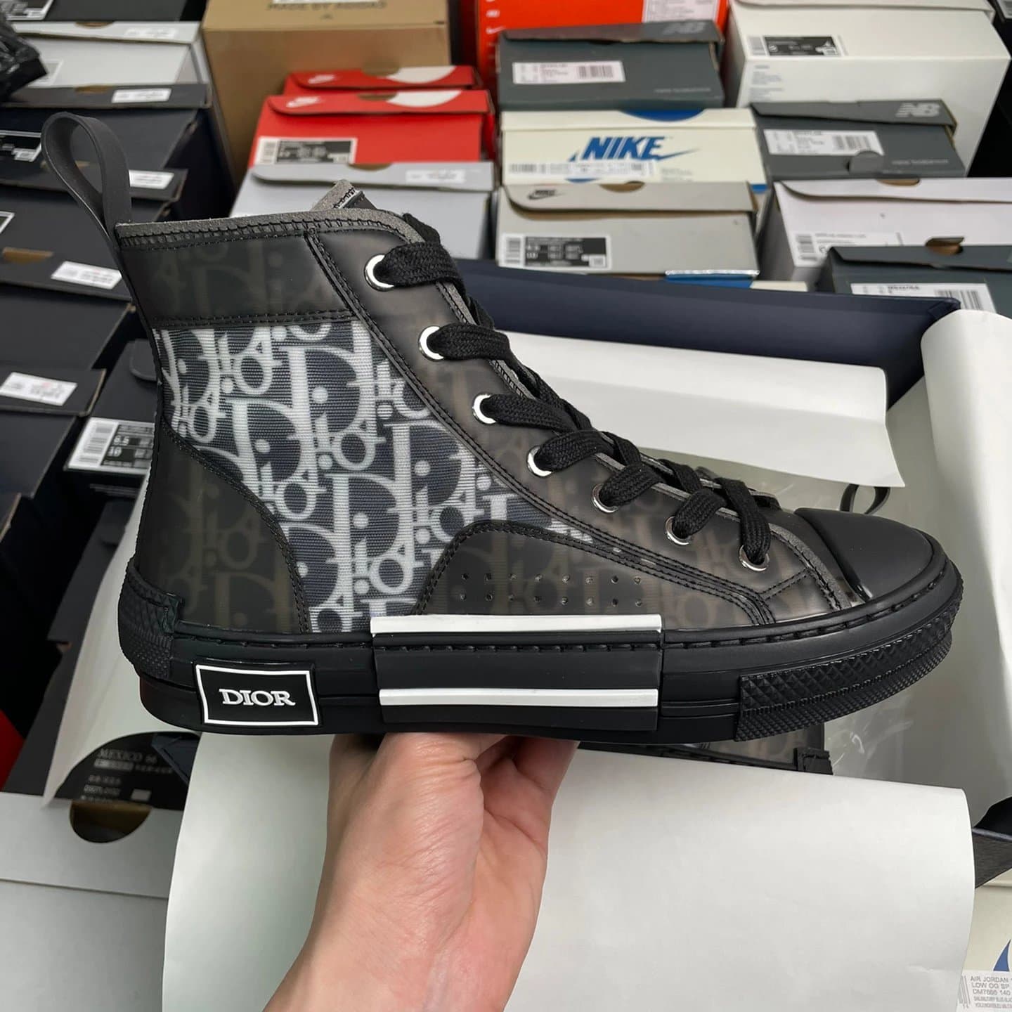 Dior B22 High Monogram Mesh