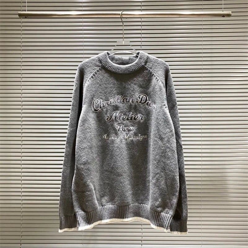 Dior Atelier Paris Sweater Embroidered Logo