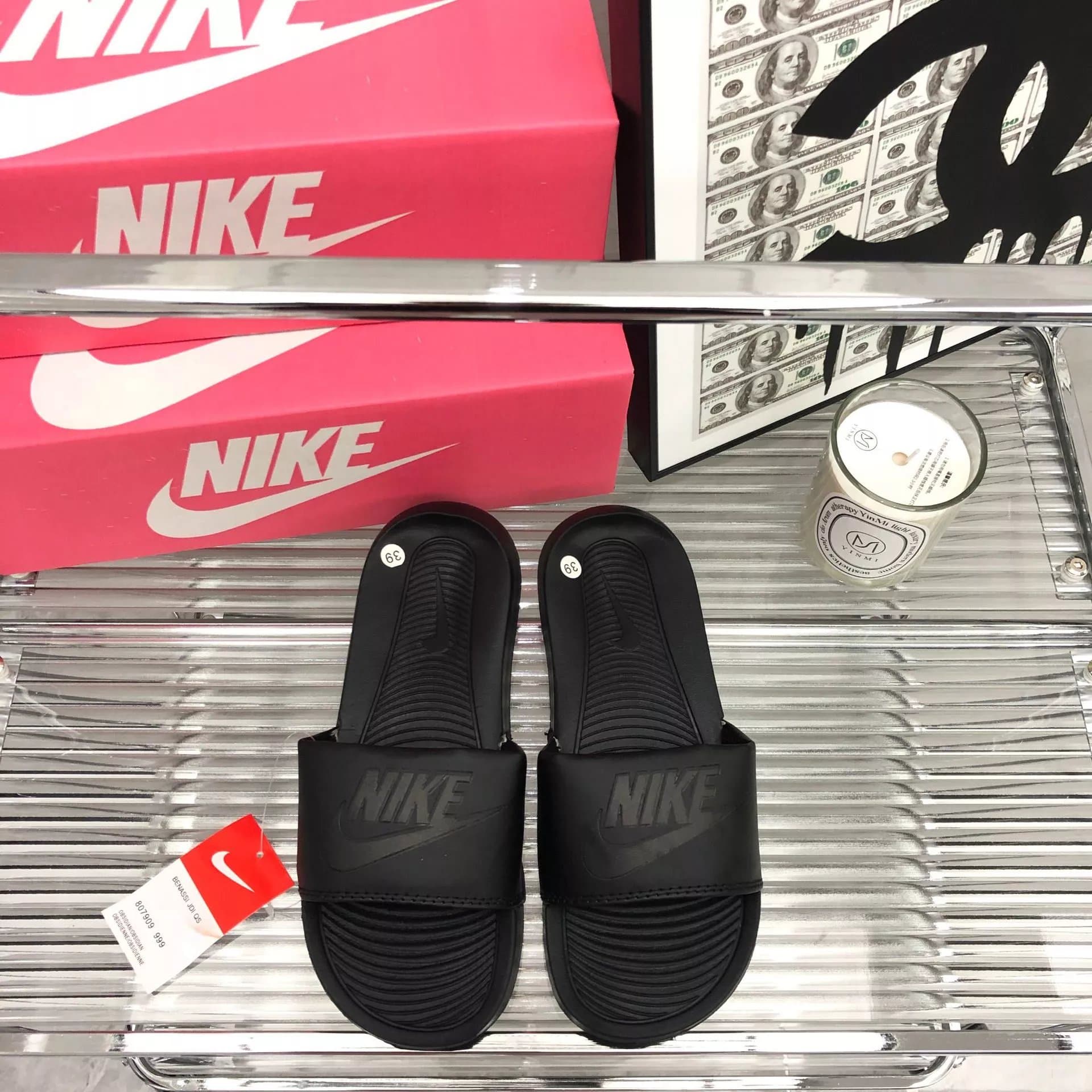 Nike Benassi JDI Triple Black