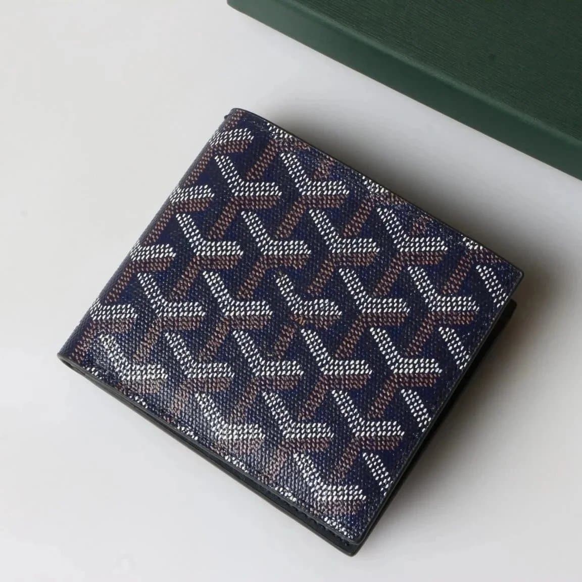 Goyard Card Holder Chevron Pattern — 22