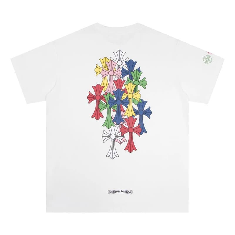 Chrome Hearts T-Shirt Five Crosses Back — 19