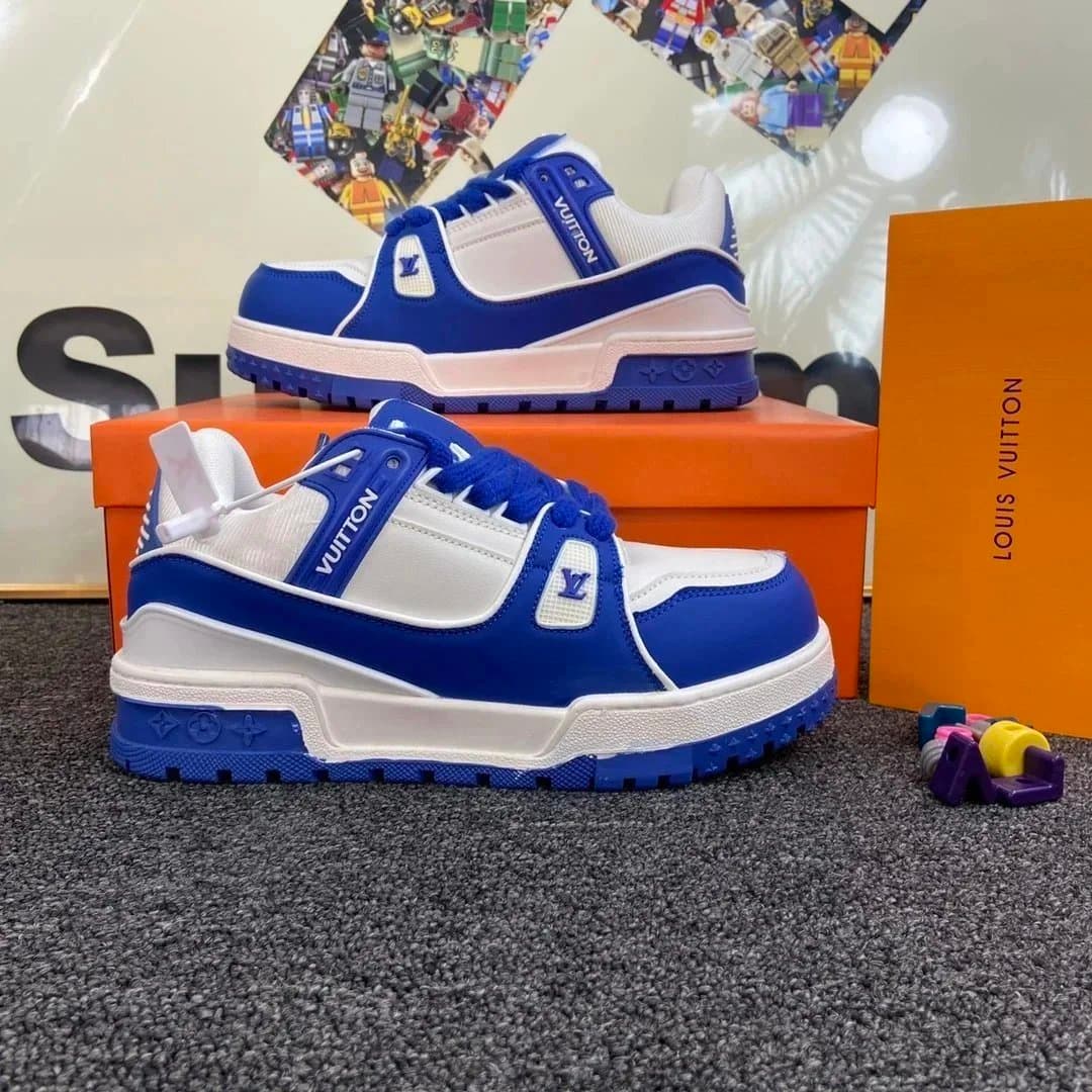 Louis Vuitton LV Trainer Monogram Blue
