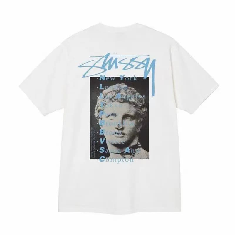 Stüssy Graphic T-Shirt Classical Bust Print