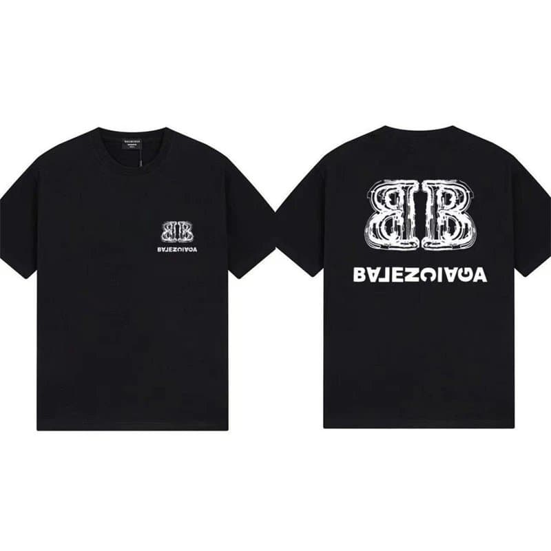 Balenciaga Logo T-Shirt Red Script — E17