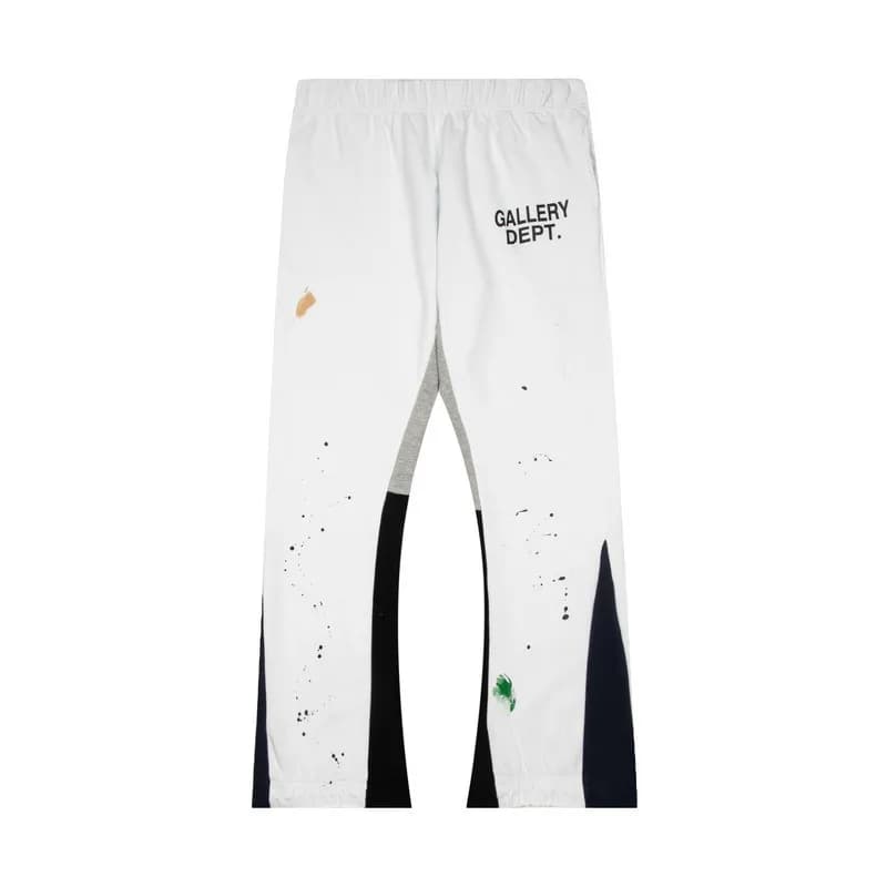 Paint Splatter Track Pants Gallery Dept. Logo Print — YCK2HY03N