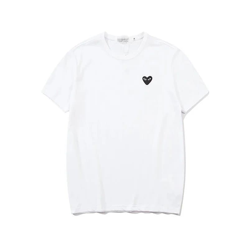 Comme des Garçons Heart Tee Red Heart Splatter — 【CJ 小黑】 白色