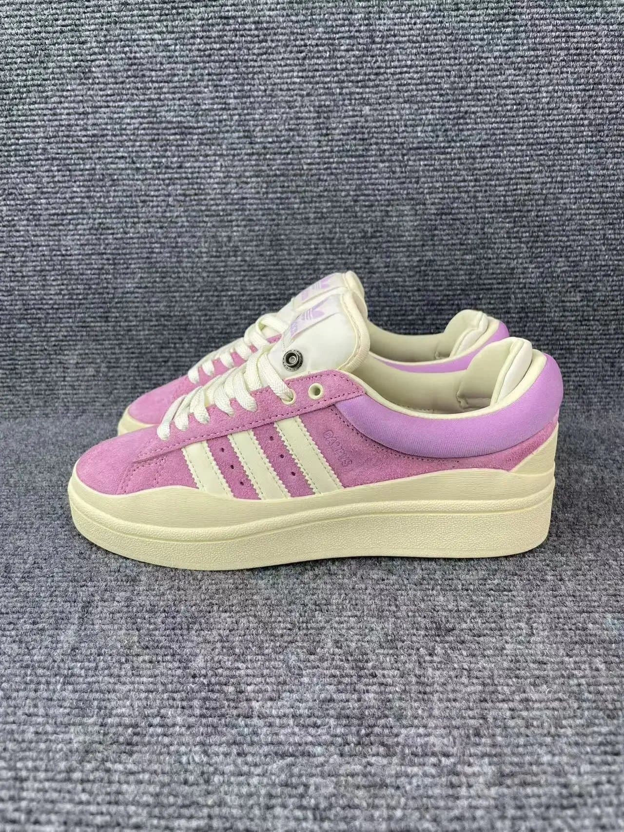 Adidas Campus Black White — 玫粉