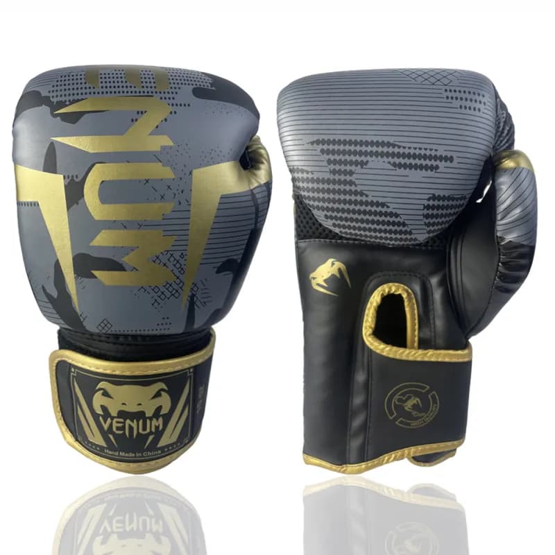 Contender Boxing Gloves Camouflage Gold
