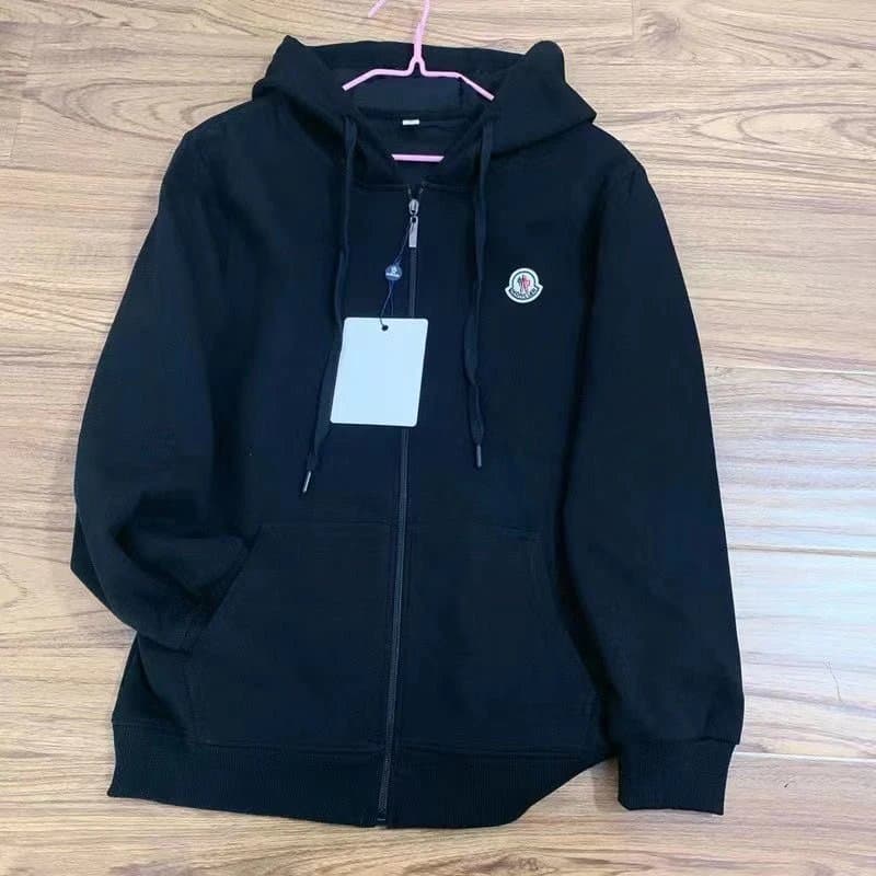 Moncler Zip-Up Hoodie Classic Logo
