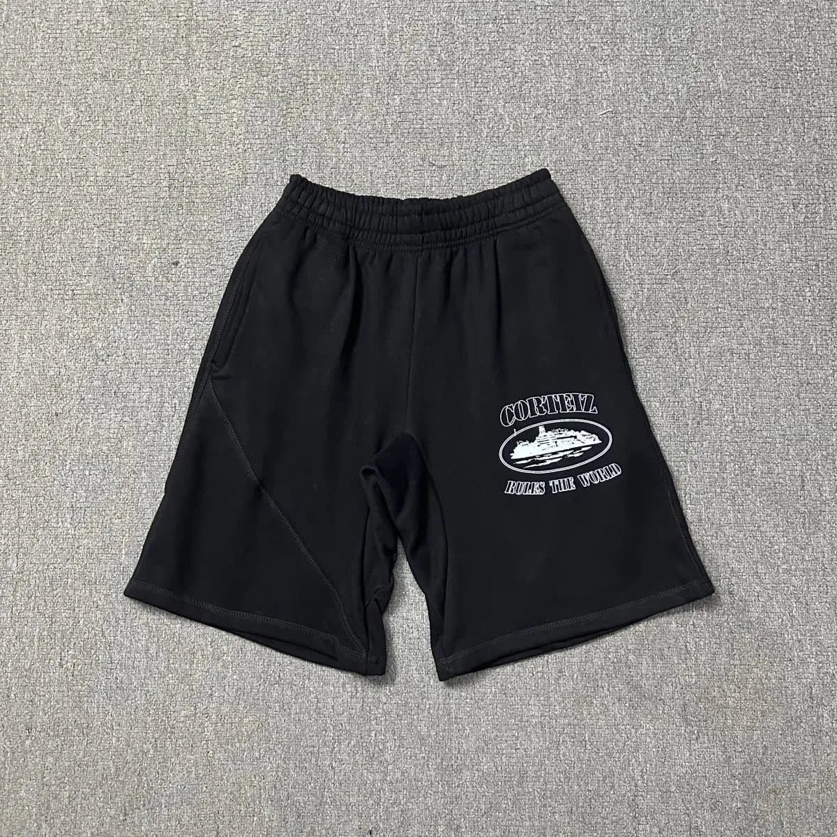 Travis Scott Graphic Shorts Pink Script Logo — 5813黑色