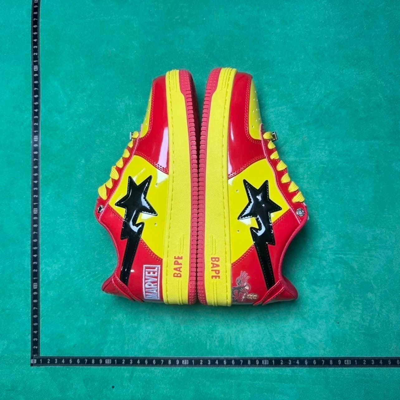Bape Sta Star Lightning — 5号红黄黑191 902