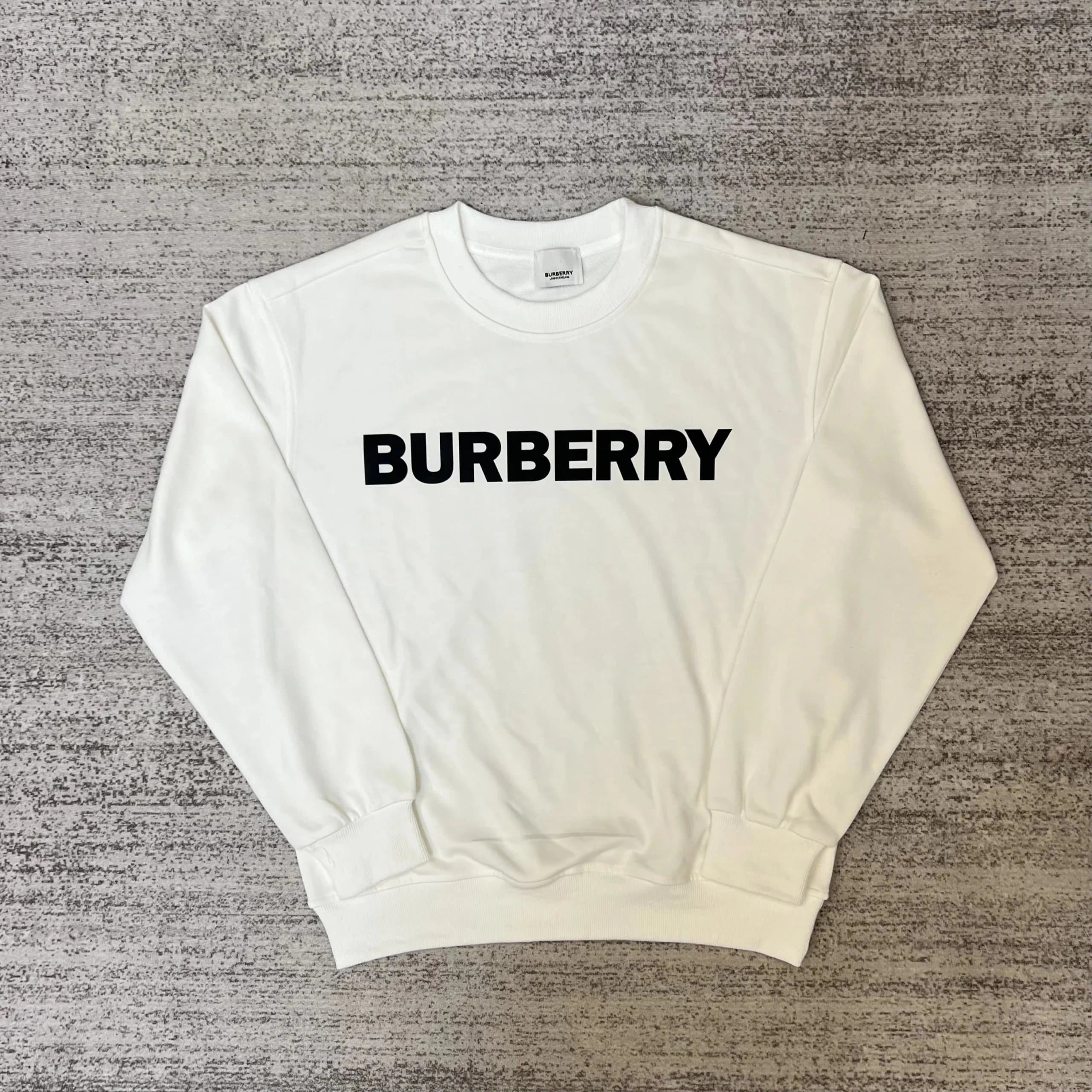 Burberry Cotton Sweatshirt Monogram Logo — 4