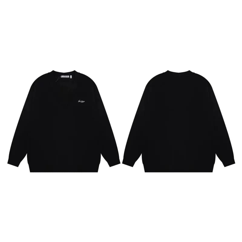 Acne Studios Button-Up Cardigan Minimalist Black — 829黑色