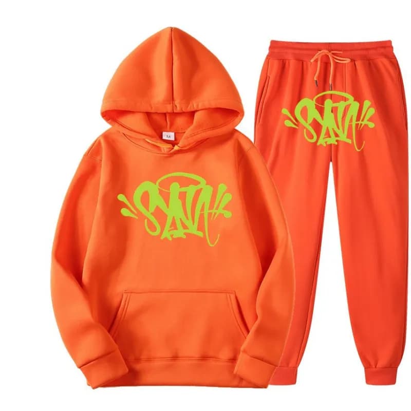 Corteiz Hoodie and Joggers Set Graffiti Logo — A14