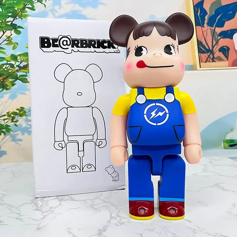 Be@rbrick Bearbrick Maneki-neko x Milky — Lotus Color