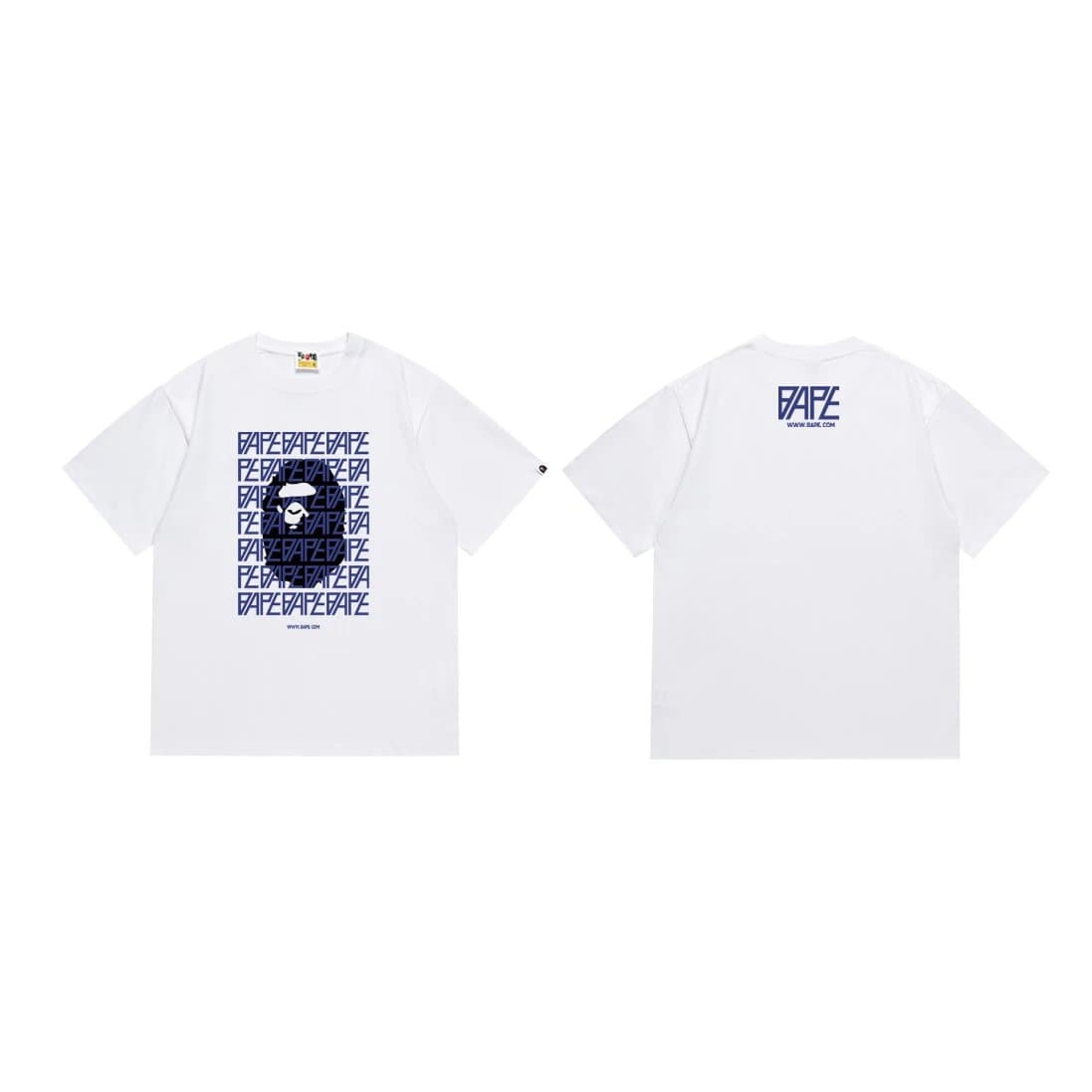 BAPE Graphic Tee Ape Head Print — 180白