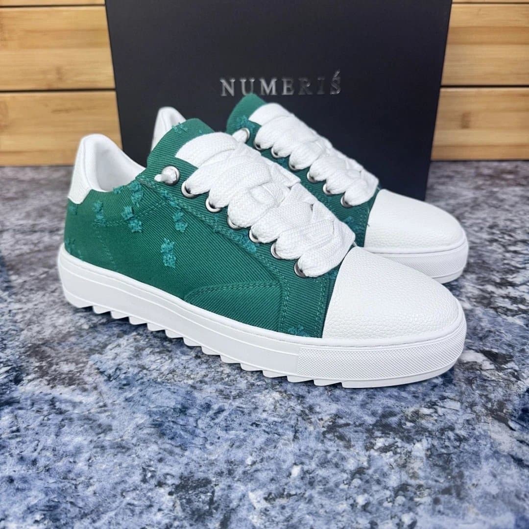 Numeris Atelier Low Sneaker Embroidered Canvas