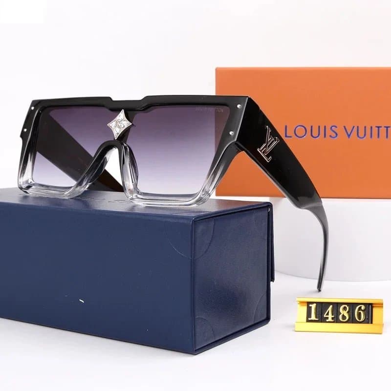Prada Hexagonal Sunglasses Gradient Green Lens — 3401001XZ