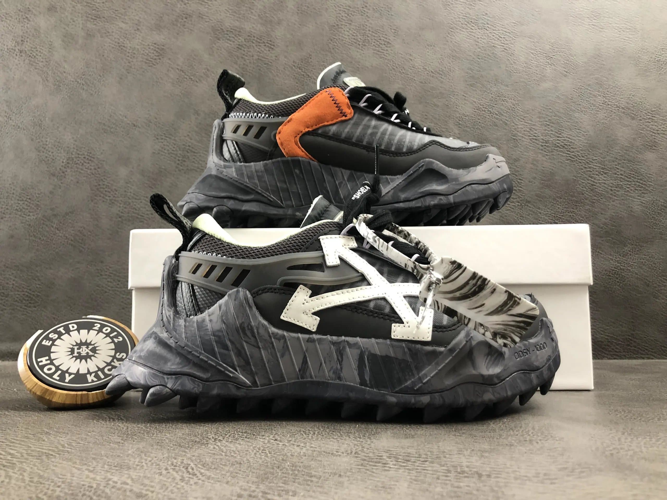 Off-White ODSY-1000 Marble Blue — DARK GREY WHITE