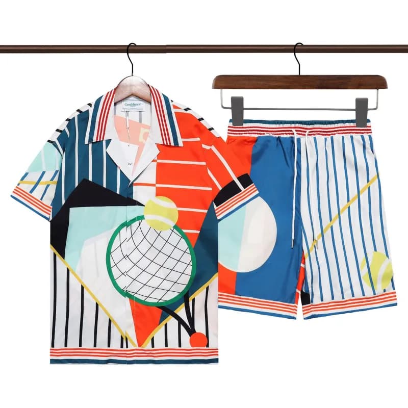 Louis Vuitton Hawaiian Print Set Palm Tree Surfboard Motif — Q269套装