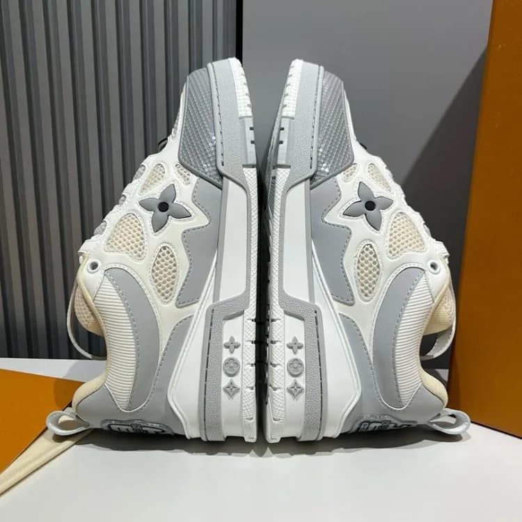 Louis Vuitton LV Trainer Leopard Print & Studs — 31