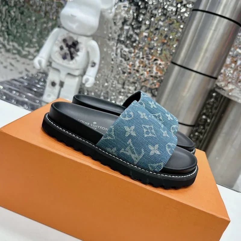 Louis Vuitton LV Slide Monogram Embossed — 13