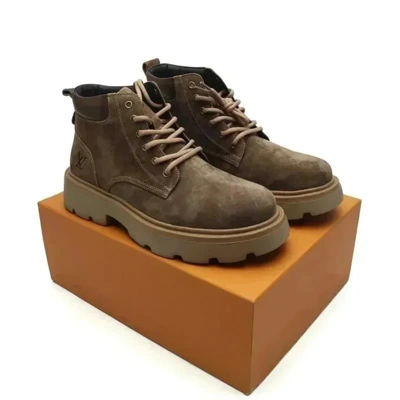 Louis Vuitton Hiker Boot Monogram Suede