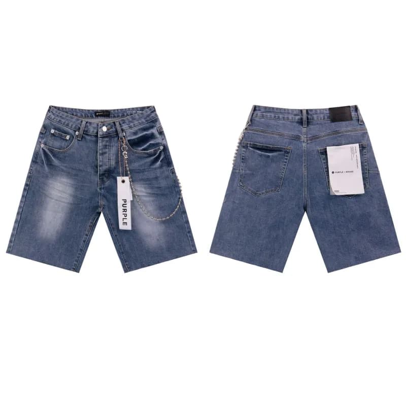 Distressed Patchwork Jeans Worn-in Wash with Contrast Patches — 8663 BR 蓝色
