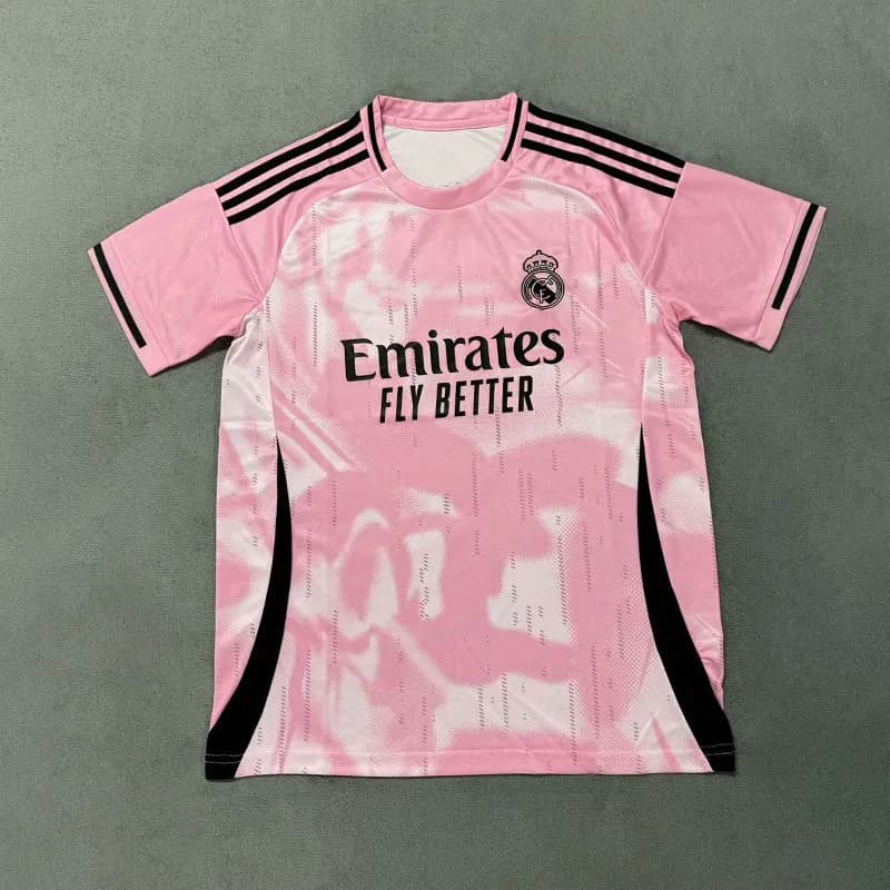 Napoli Home Shirt MSC Sponsor — 25-26皇马特别版粉色