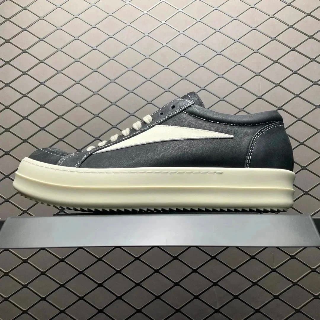 Rick Owens Geobasket Black/White