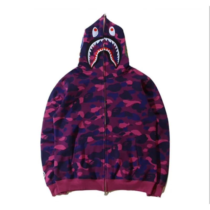 BAPE Shark Hoodie Camo