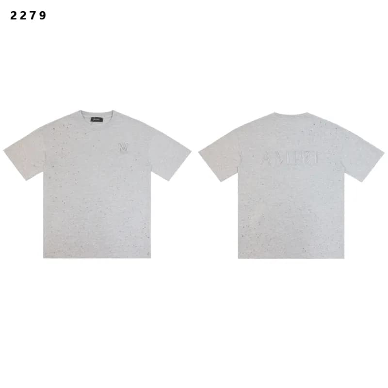 Aimé Leon Dore Logo T-Shirt Speckled Grey