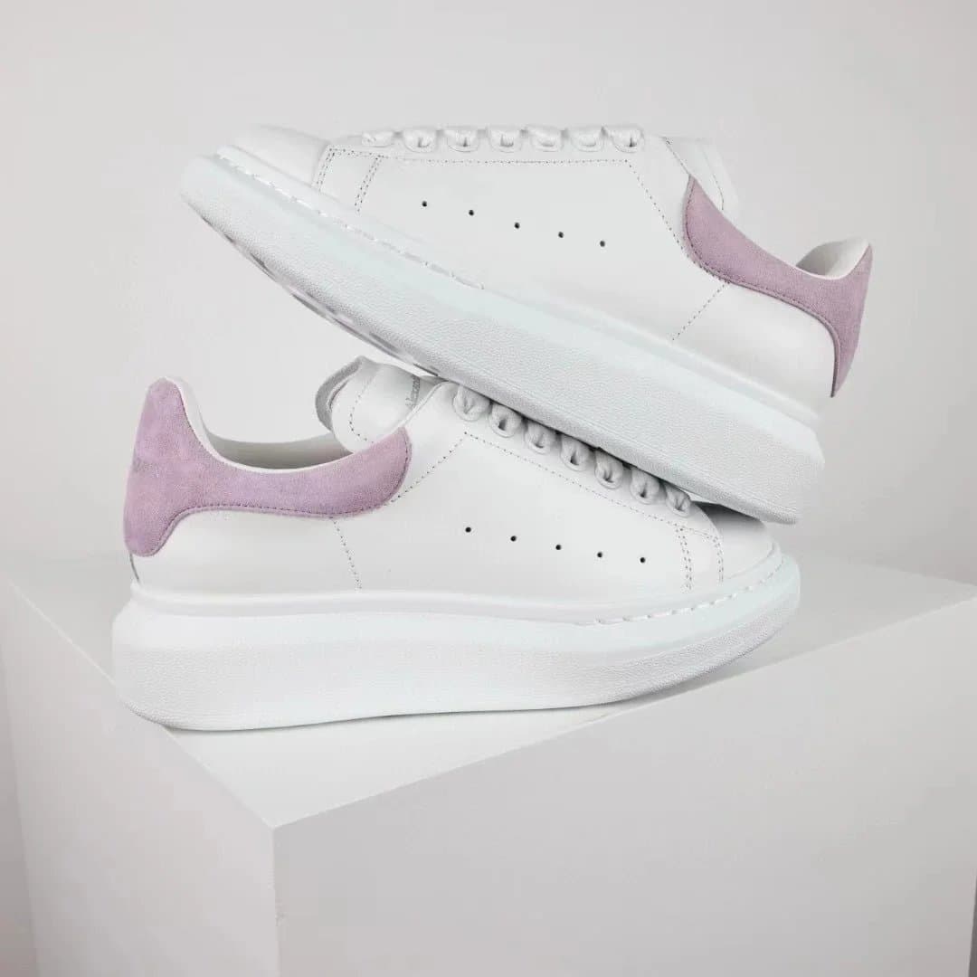 Alexander McQueen Sneaker White Black — 代购版 麦昆紫绒尾
