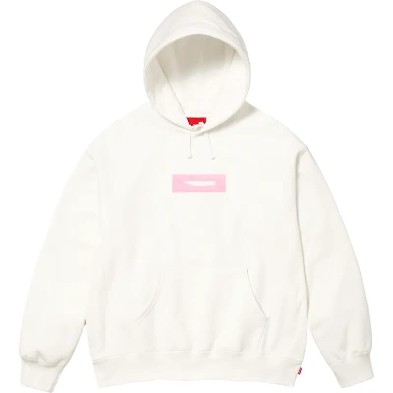 Supreme Box Logo Hooded Sweatshirt Pink Box Logo