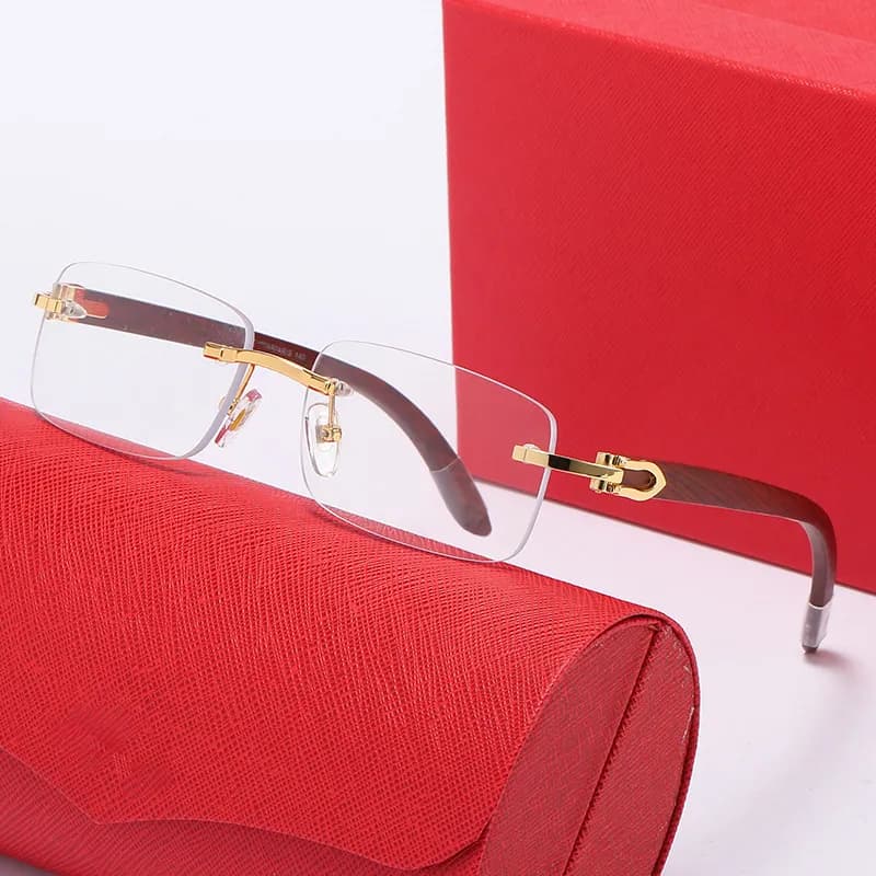 Cartier Juste Un Clou Sunglasses Gradient Green Lens — C6 金框透明片