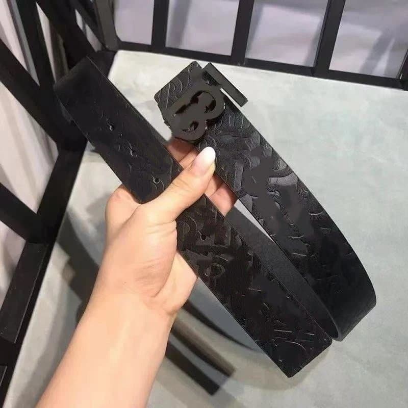 Balenciaga Logo Belt Monogram Embossed