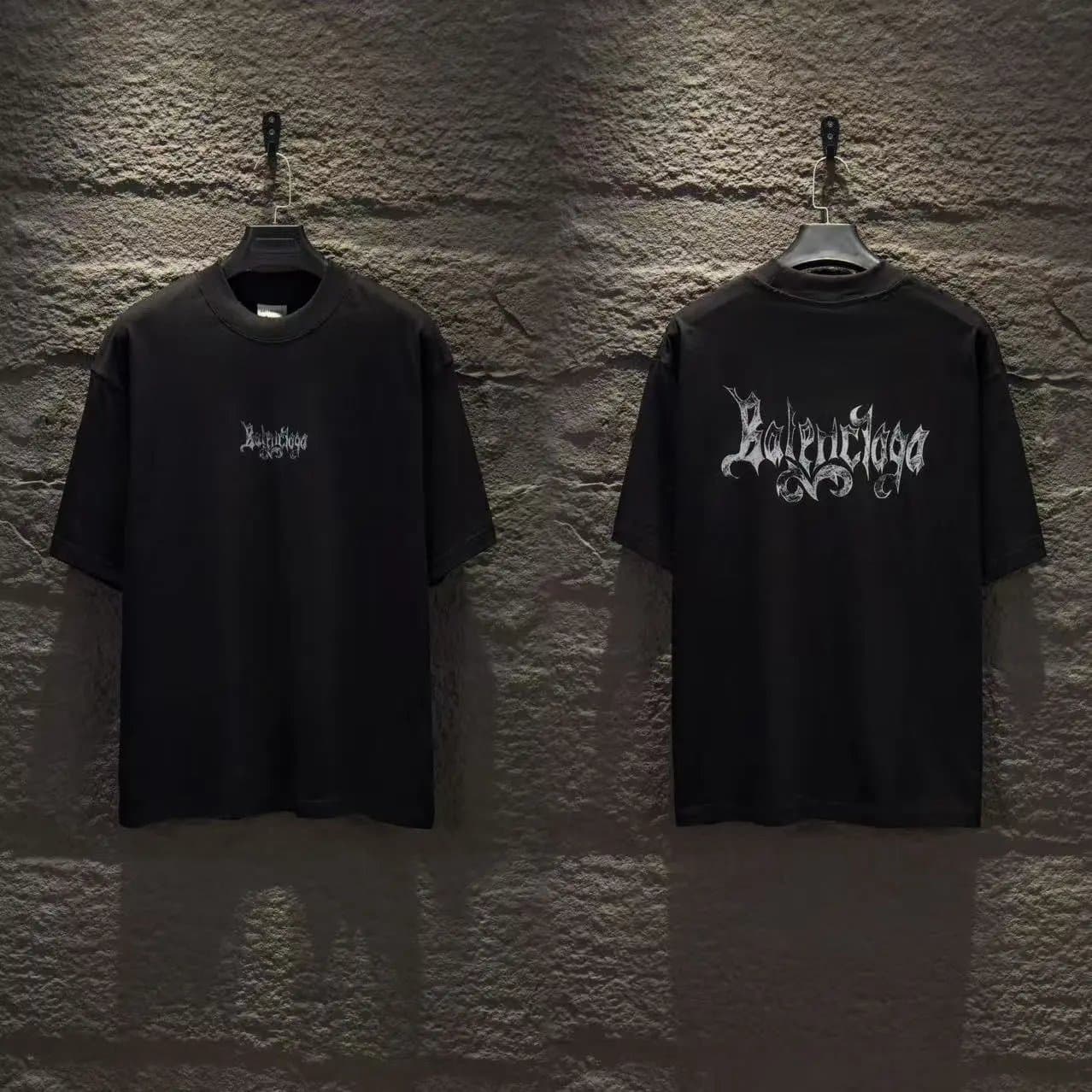 Balenciaga Logo T-Shirt Oversized Script — 12