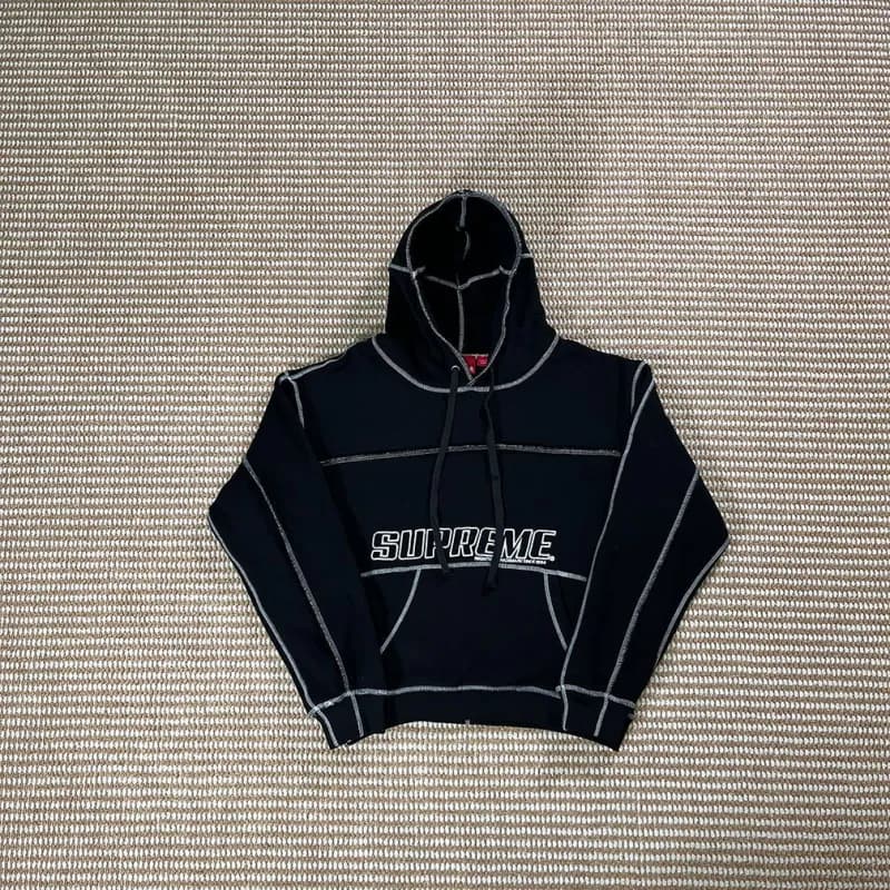 Supreme × Marvel T-Shirt Spider-Man Box Logo — 黑/明线卫衣