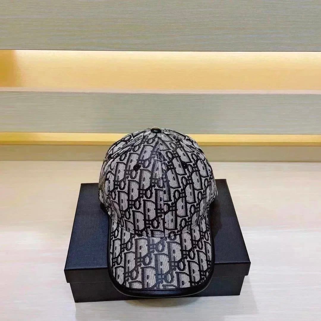 Dior Baseball Cap Oblique Logo — 01