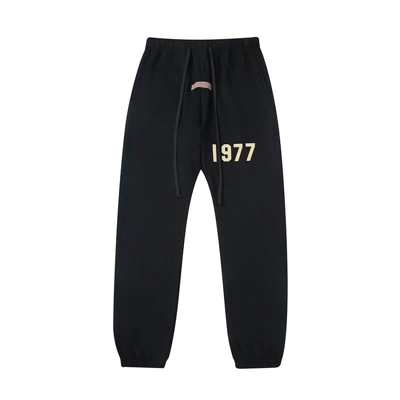 Fear of God Essentials Jogger Essentials Logo — 1977裤子黑色
