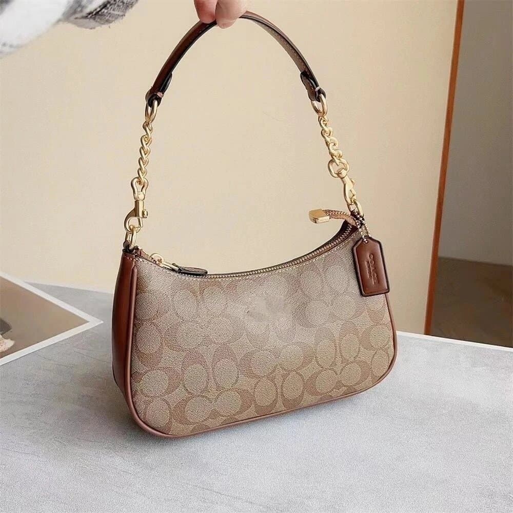 Gucci Shoulder Bag Strawberry Print — 尺寸：长24*高15*宽7.5cm · 老花棕+礼盒
