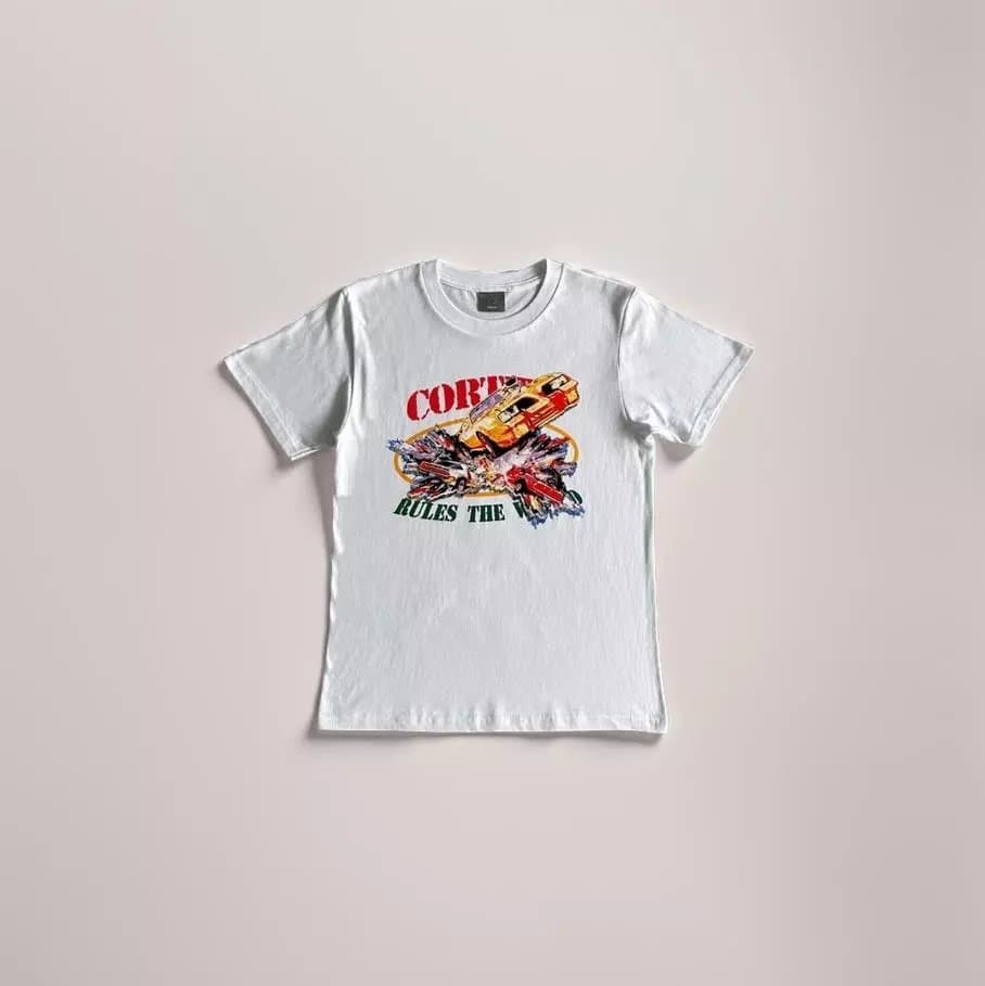 Stüssy T-Shirt Green Logo — 爆炸赛车