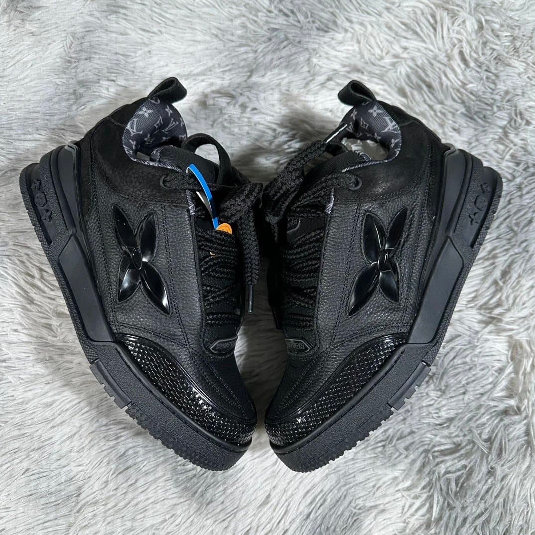 Louis Vuitton LV Trainer Rainbow Monogram — Foshan Batch 纯黑荔枝纹